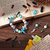 1 Strand Natural Mixed Stone Nuggets Beads Strands G-SC0003-19-4