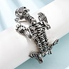 304 Stainless Steel Link Chain Bracelets for Women Men BJEW-P386-06AS-1