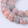Natural Red Netstone Beads Strands X-G-Q462-10mm-14-1