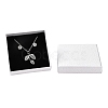 Square Cardboard Necklace Box CBOX-Q038-02B-3
