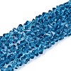 Transparent Glass Beads Strands X-GLAA-N018-4mm-28-1