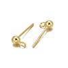 925 Sterling Silver Ear Stud Findings STER-K167-042B-G-2