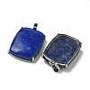 Natural Lapis Lazuli Pendants G-Z070-01P-03-2