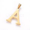 304 Stainless Steel Pendants and Stud Earrings Jewelry Sets SJEW-P099-01G-2