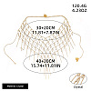 Alloy Full Crystal Rhinestone Mesh Body Chains for Bikini WG36BB6-01-3