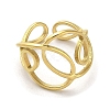 Golden 304 Stainless Steel Cuff Rings RJEW-C036-02B-G-2