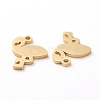 PVD Vacuum Plating 304 Stainless Steel Charms LS-X-STAS-G215-02G-2