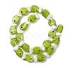 Handmade Lampwork Beads Strands LAMP-G154-07O-4