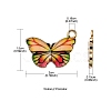 10Pcs 5 Colors Printed Alloy Pendants FIND-YW0001-94-4