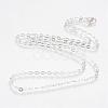 Iron Cable Chains Necklace Making MAK-R013-70cm-S-2