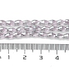 Transparent Electroplate Glass Beads Strands GLAA-K064-04A-PL01-4