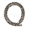 Natural Gold Pyrite/Golden Pyrite Beads Strands G-G458-I01-6mm-3