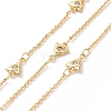Clear Cubic Zirconia Triangle Link Chains CHC-G016-05G-1