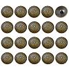 20Pcs Alloy Shank Buttons BUTT-FH0001-036A-1