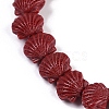Synthetic Coral Dyed Carved Beads Strands CORA-K009-05A-05-3