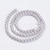 Eco-Friendly Dyed Glass Pearl Beads Strands HY-A008-6mm-RB004-2