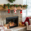 4Pcs 4 Styles Christmas Polyester Socks Pendant Decorations AJEW-TA0003-29B-11