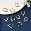 SHEGRACE Brass Hoop Earrings Findings XGR0158G-94G-4
