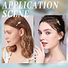 12Pcs 6 Styles Vintage Iron Alligator Hair Clip Findings FIND-NB0004-41-6
