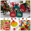 4Pcs 4 Styles Christmas Velvet Candy Apple Bags TP-BC0001-05-5