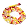 Glass Beads Strands X-EGLA-A034-M4mm-01-2