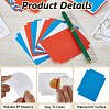 60 Sheets 3 Colors Plastic Playing Board Game Card Separator FIND-CP0002-77A-5
