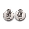Tarnish Resistant 304 Stainless Steel Clip-on Earring Setting STAS-P249-23D-P-2