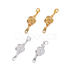10 Sets 2 Colors Zinc Alloy Magnetic Clasps PALLOY-CJ0001-139-1