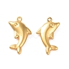 304 Stainless Steel Pendants STAS-G298-01G-1