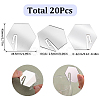 Acrylic Mirror Wine Glass Charms AJEW-SC0002-53C-02-2