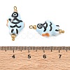 Handmade Porcelain Pendants STAS-Q119-31G-04-3