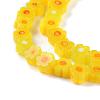 Handmade Millefiori Glass Bead Strands X-LAMP-J035-4mm-06-3