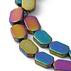 Electroplated Synthetic Non-Magnetic Hematite Beads Strands G-E610-A01-RC-3