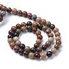 Natural River Stone Beads Strands G-R412-24-8mm-2