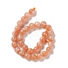 Natural Sunstone Beads Strands X-G-A205-28A-2