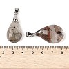Natural Lodolite Quartz Pendants G-K377-02P-3