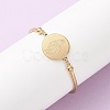 Religion 304 Stainless Steel Link Bracelets for Women BJEW-F524-02C-G-2