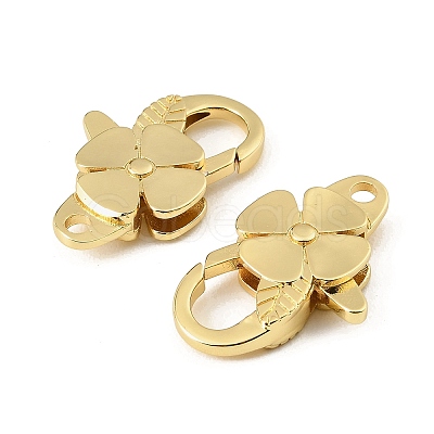 Brass Lobster Claw Clasps KK-CBA9CBD-28G-1
