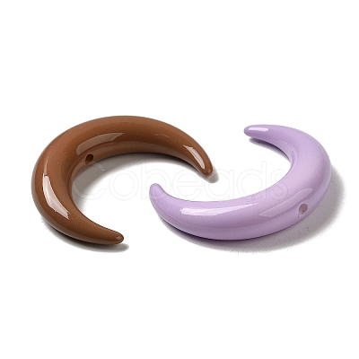Opaque Baking Paint Acrylic Beads MACR-G064-06-1