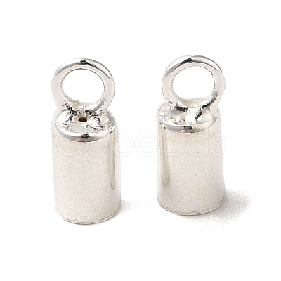 925 Sterling Silver Cord Ends STER-F032-09S-2mm-1