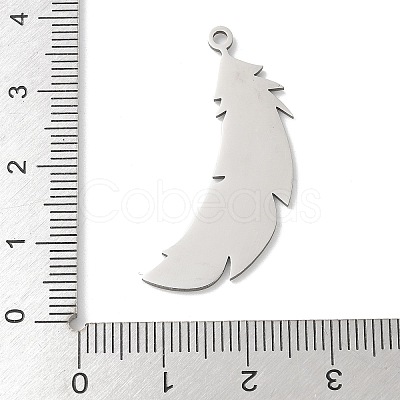 201 Stainless Steel Pendants STAS-S155-02P-02-1