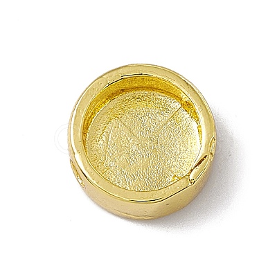 Real 18K Gold Plated Brass Enamel Beads LS-KK-A170-01G-04-1