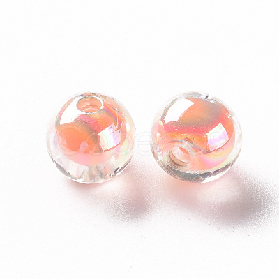 Transparent Acrylic Beads TACR-S152-15B-SS2109-1