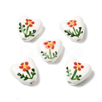 Handmade Porcelain Beads PORC-B007-02-1