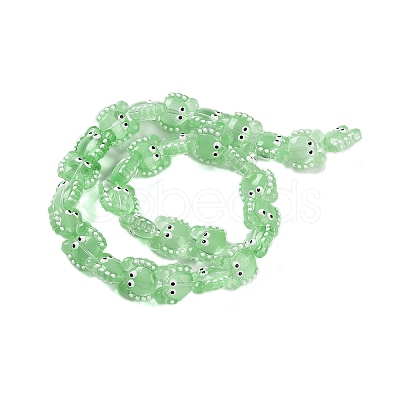 Transparent Glass Beads Strands LAMP-L078-010G-1