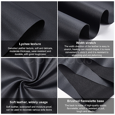 2Pcs 2 Colors Imitation Leather DIY-BC0003-22-1