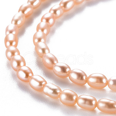 Natural Cultured Freshwater Pearl Beads Strands PEAR-N012-02C-1