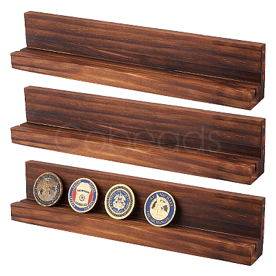 Wooden Coin Display Hanging Decorations ODIS-WH0043-161B-1