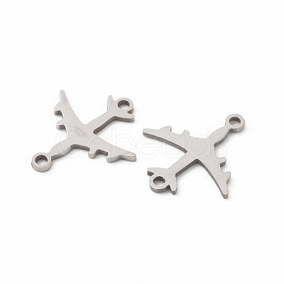 Non-Tarnish 201 Stainless Steel Connector Charms STAS-K251-090P-1