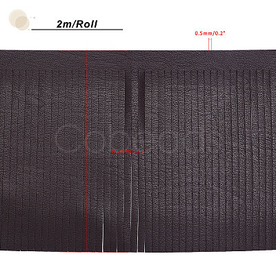 2 Meters PU Imitation Leather Tassels Trimming DIY-PH0010-44B-05-1
